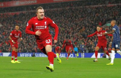 LIVERPOOL - MANCHESTER UNITED 3-1 // "Dubla" de senzație a lui Shaquiri îi aduce lui Klopp prima victorie împotriva lui Mourinho 