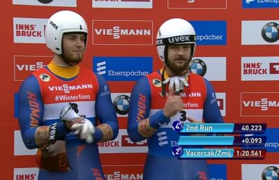 Performanță remarcabilă pentru Flavius Crăciun și Marian Gîtlan » Locul 3 în proba se sanie la Mondialele U23!