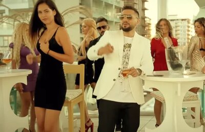 VIDEO Iubita unui titular de la FCSB, vedetă într-o manea cântată de Florin Salam