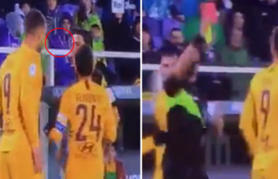 FIORENTINA - AS ROMA 7-1 // Dzeko, ieșire golănească: l-a scuipat pe arbitru în umilința din Cupa Italiei! Antrenorul Romei are și el mari probleme