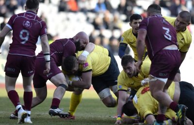 Noi fricoși, ei superiori » România a cedat clar în disputa cu Georgia, 9-18, la debutul în noua ediție a Rugby Europe Championship
