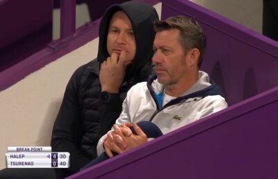 SIMONA HALEP - LESIA TSURENKO // Thierry Van Cleemput, primul meci alături de Simona Halep: românca nu a apelat deloc la intervențiile lui