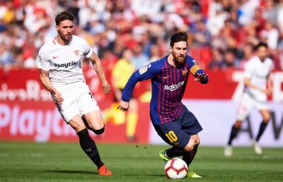 SEVILLA - BARCELONA 2-4 // Messi, îngerul blaugrana » A ajuns la 50 de hat-trick-uri și 650 de goluri în carieră
