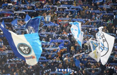 FCSB - CS U CRAIOVA // VIDEO + FOTO Atmosferă de zile mari pe Arena Națională! Oltenii, spectacol pirotehnic