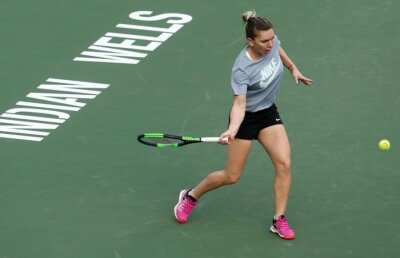 SIMONA HALEP LA INDIAN WELLS // FOTO Cu cine s-a pregătit Simona Halep la Indian Wells și antrenorul care a urmărit totul