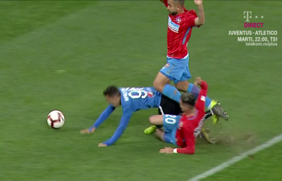 FCSB - VIITORUL 1-2 // Romario Benzar, vehement la adresa lui Radu Petrescu: „Un penalty inventat! La Craiova nu se dă penalty, azi se dă”