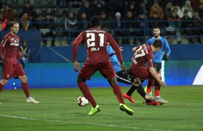 VIITORUL - CFR CLUJ 0-1 // VIDEO Fază controversată în minutul 44: merita Viitorul să primească penalty? Verdict în direct la TV: „Dacă era VAR, se dădea!”