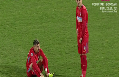 ASTRA - FCSB 0-2 // FOTO Romario Benzar a părăsit terenul accidentat! Bătai mari de cap pentru selecționerul Cosmin Contra