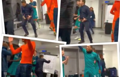 VIDEO Imagini din vestiarul lui Tottenham după ce a eliminat-o pe Manchester City: Pochettino s-a bucurat vulgar, ca Simeone 
