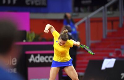 SIMONA HALEP - CAROLINE GARCIA // VIDEO+FOTO De aici a plecat revenirea FABULOASĂ din primul set! Halep, reacție incredibilă de descătușare după un punct teribil
