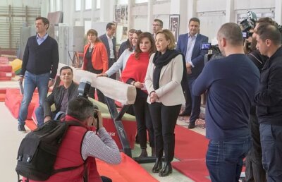 STADION DINAMO // Carmen Dan, ministrul Afacerilor Interne, a vizitat astăzi noua locație a stadionului din Ștefan cel Mare