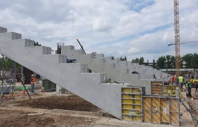 GALERIE FOTO Au „încolțit” tribunele noii Ghencea! Stadionul Stelei prinde ușor contur 