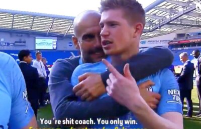 VIDEO Fază tare cu De Bruyne și Pep Guardiola: „Ești un antrenor «de r***t»”