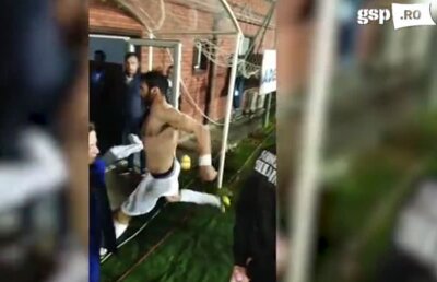 VIDEO Fabulos! Moussa și-a vărsat nervii pe ușa de la Voluntari, aceeași care suferise de pe urma lui Alibec!