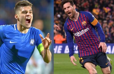 Incredibil! Ianis Hagi e al doilea tânăr jucător din lume care seamănă cu Leo Messi! 