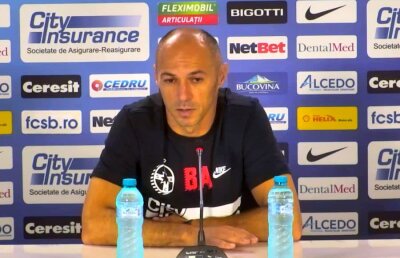 VIDEO Bogdan Andone, prima conferință, prima gafă: „Am vorbit cu Dennis Șerban”