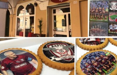 VIDEO+FOTO Rapidiștii chiar sunt peste tot acasă! Reportaj din Italia, cu un lanț de patiserii dedicate Rapidului: „I-am dat numele acestei echipe pentru că se vorbea urât despre români”