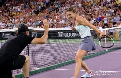 Simona Halep, Darren Cahill și Marius Copil au făcut spectacol la Sports Festival, în Cluj: „M-am simțit extraordinar, nu am râs în toată cariera mea cât am râs aici!”