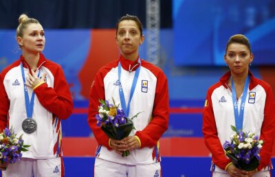 FOTO România a fost învinsă clar de Germania în finala feminină de tenis de masă a Jocurilor Europene » Derapaj xenofob al comentatorului TVR 