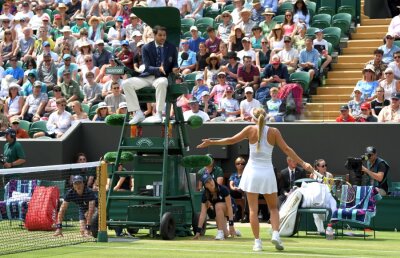WIMBLEDON 2019 // VIDEO + FOTO Caroline Wozniacki, eliminare cu scandal: „Este absurd! Este ridicol!” » A reproșat deciziile hawk-eye-ului