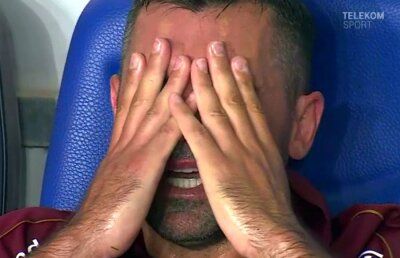 CFR CLUJ - VIITORUL 0-1 // FOTO + VIDEO Imagini sfâșietoare: „veteranul” Emmanuel Culio a plâns în hohote după înfrângerea cu Viitorul