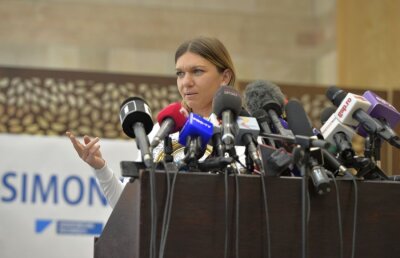 VIDEO Simona Halep va fi port-drapelul României la Jocurile Olimpice de la Tokyo din 2020 » Presiune pe Covaliu: „Ai grijă, se înregistrează!” :)