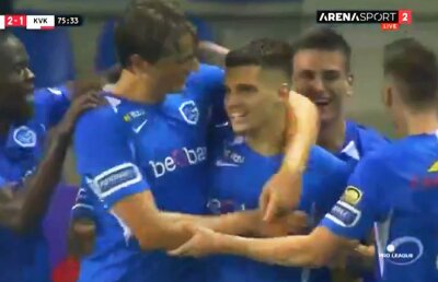GENK - KORTRIJK 2-1 // VIDEO Ianis Hagi, GOL la prima atingere pentru Genk! Gică Hagi a explodat de fericire în tribune