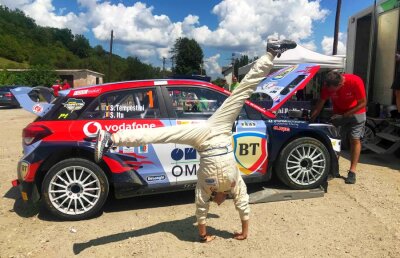 FOTO Larisa Iordache, experiență inedită! A fost copilot pentru campionul mondial Simone Tempestini