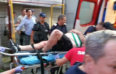 CFR CLUJ - CELTIC 1-1 // VIDEO Atenție, imagini DURE! Un suporter scoțian a căzut pe scările arenei din Gruia