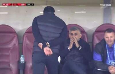 FCSB - SEPSI 2-1 // Gigi Becali, confruntat în direct cu imaginile cu Mache: „Mă penalizează cineva? Dați-mă la comisii, la FRF, la Ligă și la UEFA”