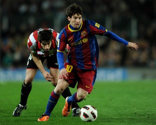Leo Messi a marcat golul care a adus trei puncte Barcelonei