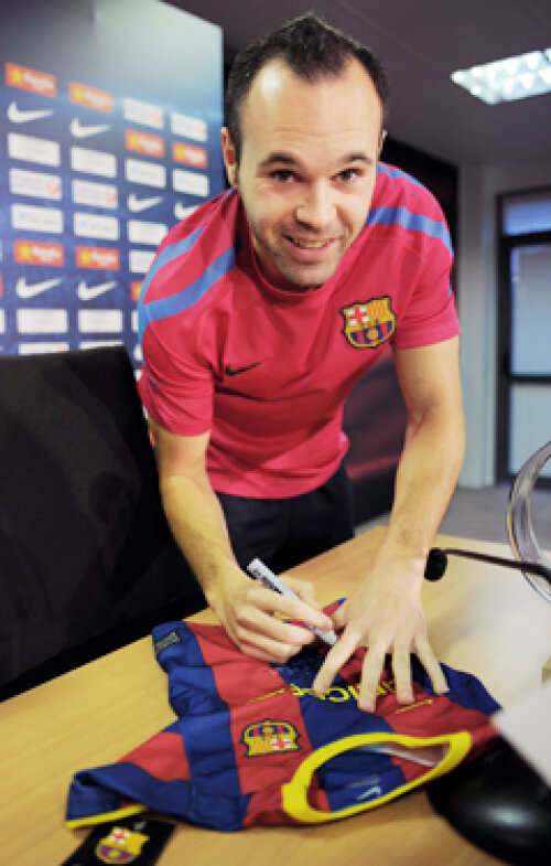 Andres Iniesta, mijlocaşul Barcelonei