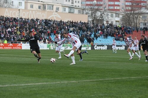 Oţelul Galaţi joacă primul meci retur împotriva celor de Pandurii TG Jiu