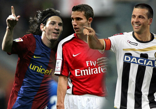 Messi, Van Persie şi Di Natale sînt trei dintre atacanţii importanţi ai Europei