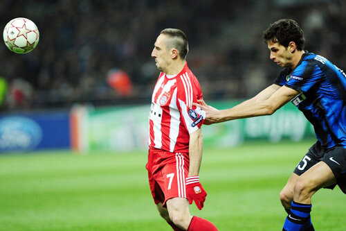 Duelul dintre Ribery şi Ranocchia ar putea să nu aibă loc şi în returul de la Munchen