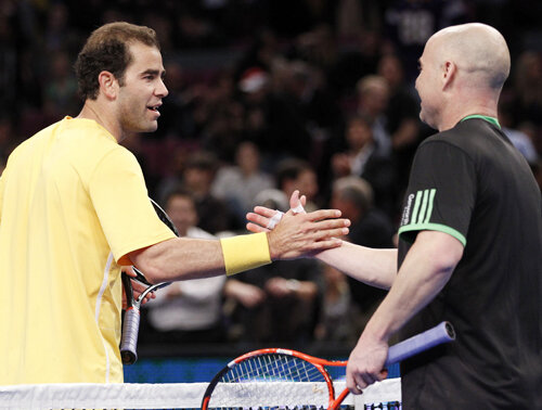 Pete Sampras şi Andre Agassi, prieteni şi rivali