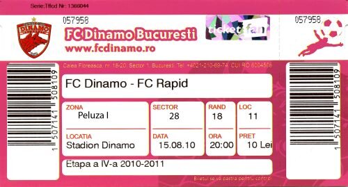 În tur, giuleştenii au avut surpriza să constate că dinamoviştii le-au pregătit tichete de culoare roz