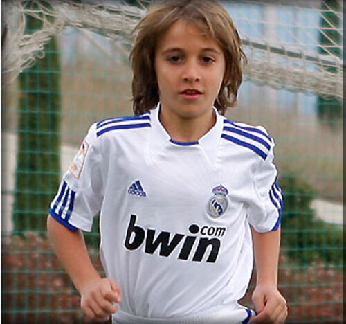 David Vraciu în tricoul lui Real Madrid