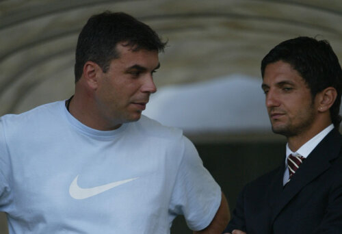 Cosmin Olăroiu şi Răzvan Lucescu