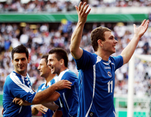 Bosnia are golgeter de temut: Dzeko a înscris 116 goluri în cele 248 de meciuri susţinute în toate competiţiile