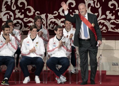 Del Bosque a primit numeroase premii dupa cistigarea Cupei Mondiale din 2010