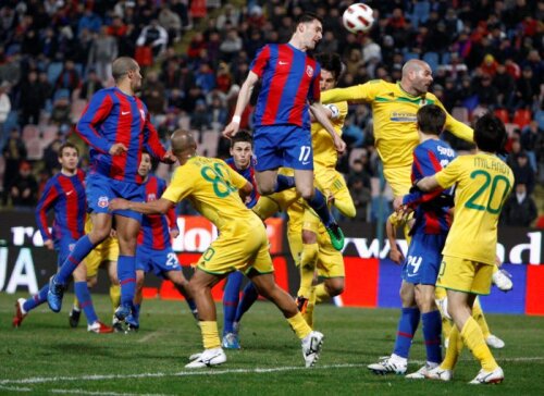 Steaua a remizat sîmbătă seara, în faţa formaţiei FC Vaslui, scor 1-1