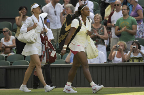Maria Sharapova și Serena Williams s-au întîlnit de opt ori. foto: reuters