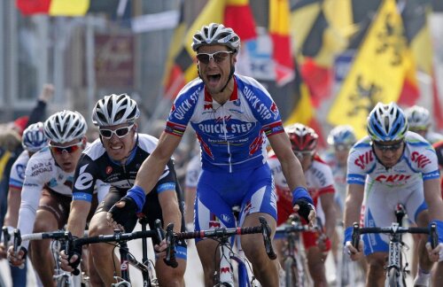 Tom Boonen (QuickStep) s-a impus de trei ori în Paris-Roubaix şi de două ori în Turul Flandrei (Foto: Reuters)