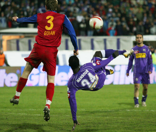 Pe 4 noiembrie 2007, Mansour făcea senzaţie cu golul de 2-0 marcat contra Stelei