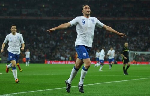 Andy Caroll are două selecţii în naţionala Albionului şi un gol marcat