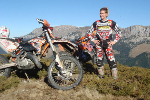 Andreea Goga e campioana ultimelor două ediţii ale Campionatului Naţional de Enduro