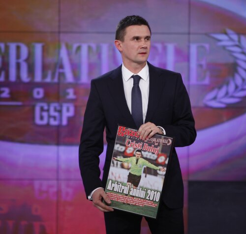 Gazeta l-a desemnat pe Balaj cel mai bun arbitru în 2010