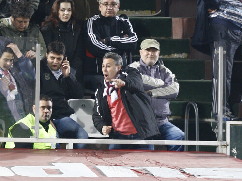 Cu Mediaşul, Marius Şumudică a stat mai mult în tribună decît pe bancă