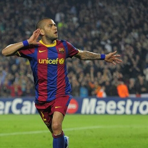 Dani Alves, după golul de 2-0